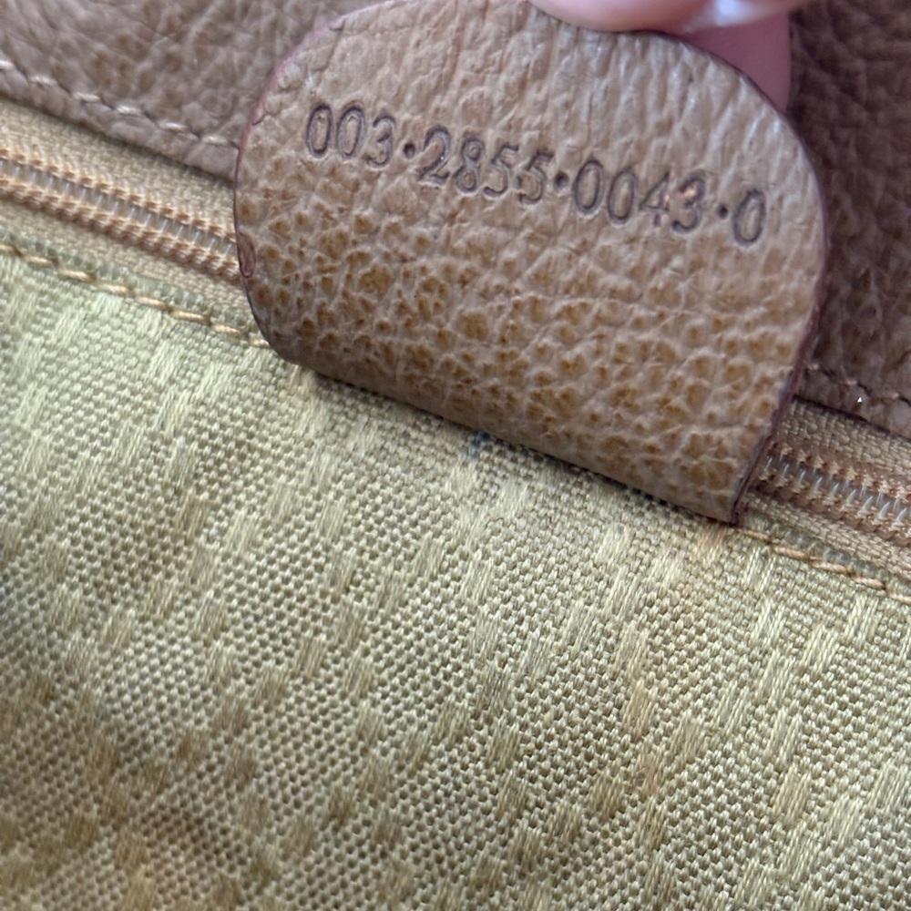 Gucci backpack suede leather, vintage - Picture 11 of 13